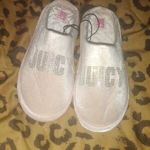 Juicy Couture Pink Slippers  NWOT
